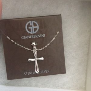 GIANI BERNINI STERLING SILVER CROSS NECKLACE